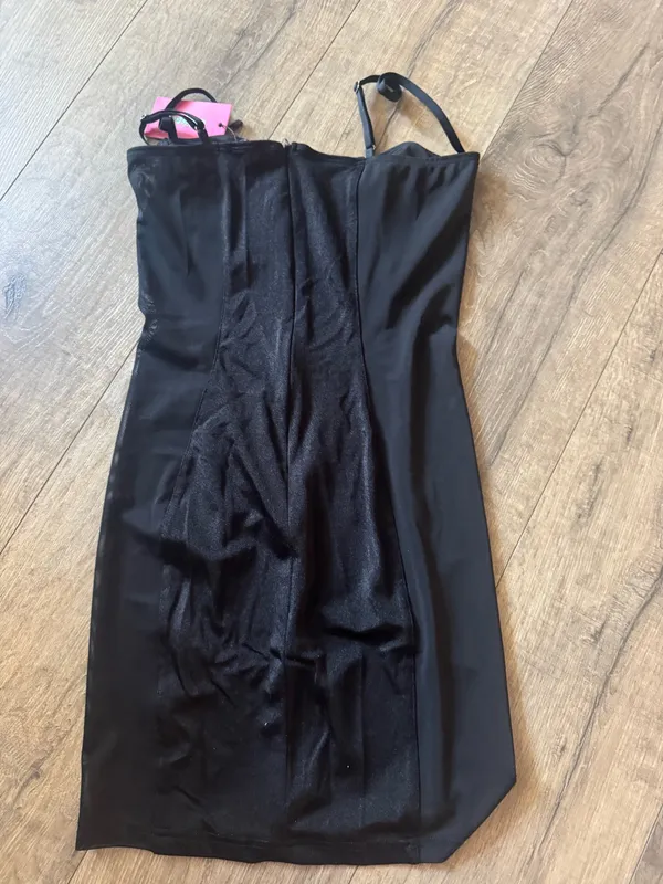 Black Mini Edikted Dress  - Image 3