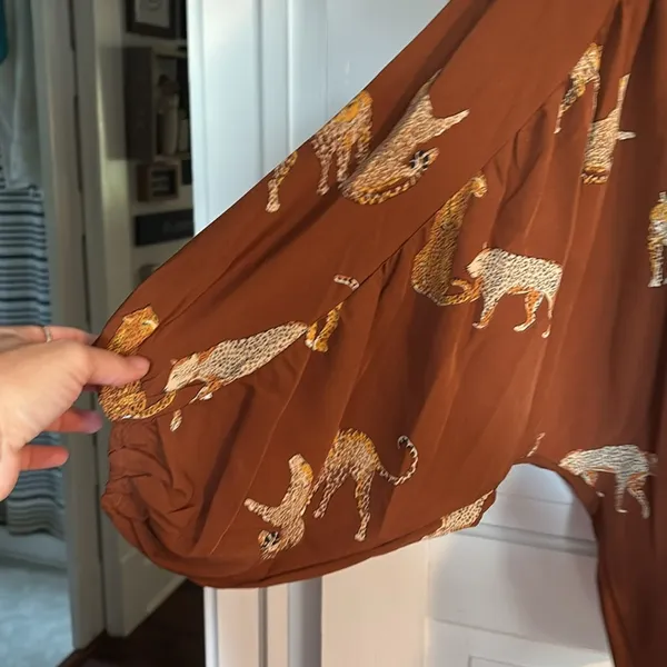 NWT Hayden Leopard Blouse - Image 3