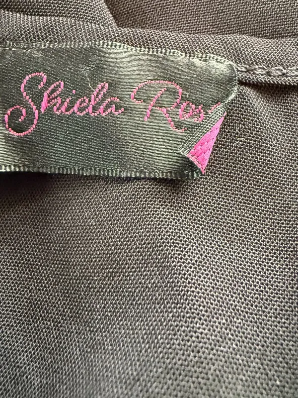 Shiela Rose women's black sleeveless button down v-neck tank top size XL - Image 7