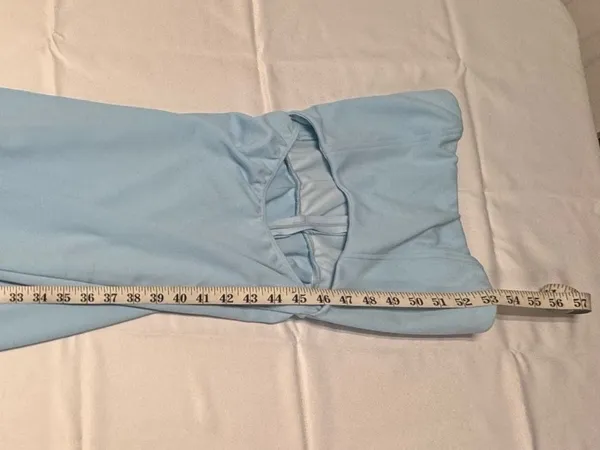 Lucy‎ in the Sky Light Blue Strapless Maxi Dress - Size S - NEW Without Tags. - Image 7