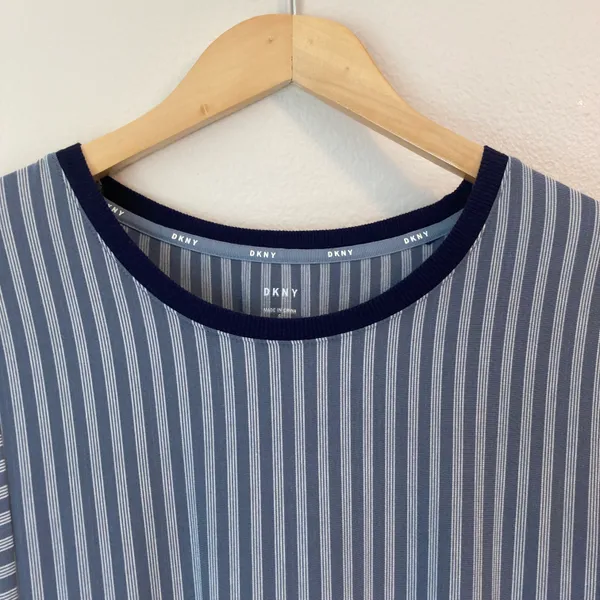 Striped Oversized Short Sleeve Tee T-shirt Top - Image 3