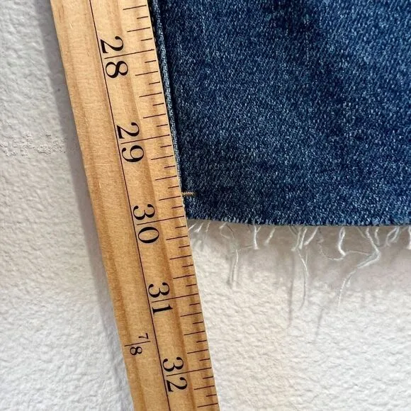 Celebrity Pink Jeans 21/35 Hi-Rise Relaxed Straight Raw‎ Hem Distressed Y2K 90s - Image 6
