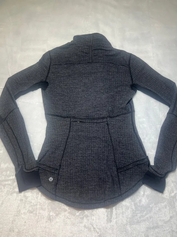 lululemon athletica Heathered Charcoal Quarter-Zip Pullover - Image 3
