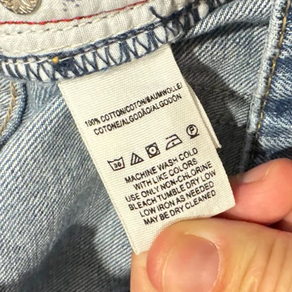 Free People We the Free button fly straight jeans size 28 - Image 4