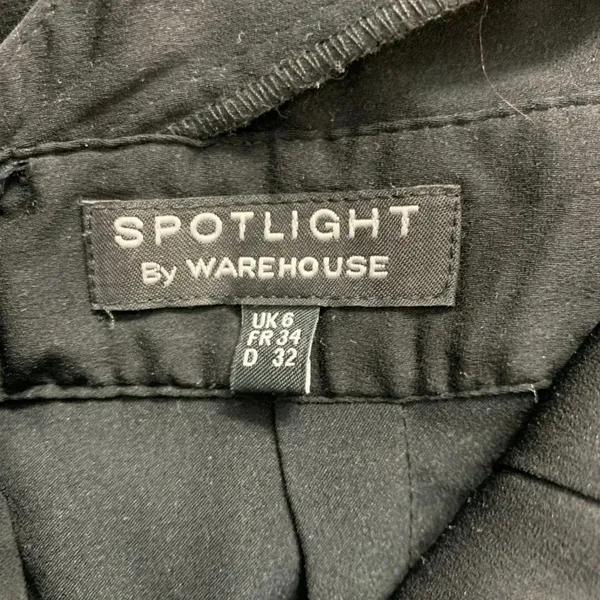 Spotlight‎ by Warehouse Black Chiffon Halter Gown - Image 9