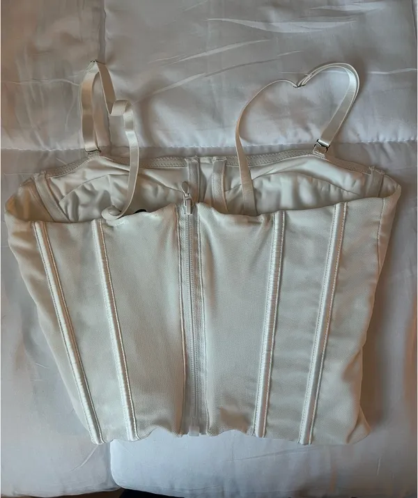 Urban Outfitters White Corset  - Image 6