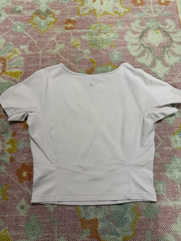 Lululemon Nulu Cropped Slim Yoga Short Sleeve - Image 4