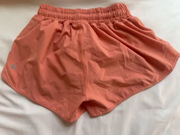 Lululemon 2.5" coral Hotty Hot Shorts - Image 2