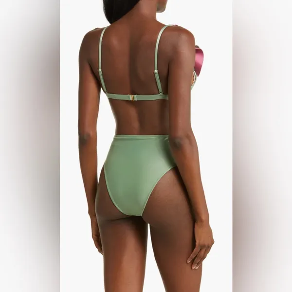 Farm Rio Ruffle Bikini Top, Size Medium , $$115 - Image 8