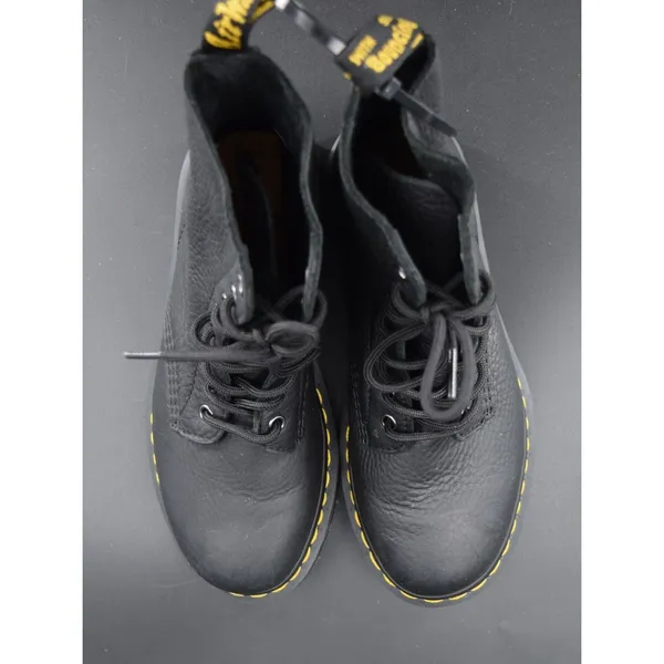 Dr. Martens 1460 Pascal Women 7 Black Excellent Virginia Leather Combat Boots - Image 6