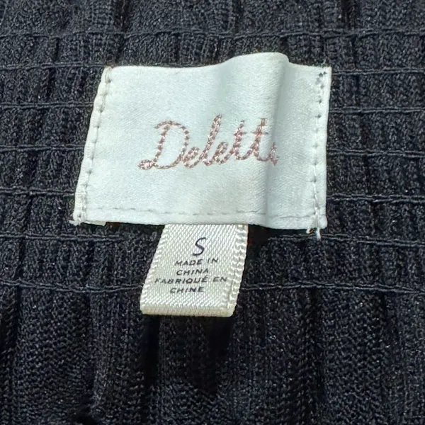 Anthropologie Deletta Black Off The Shoulder Top Women’s Small - Image 3