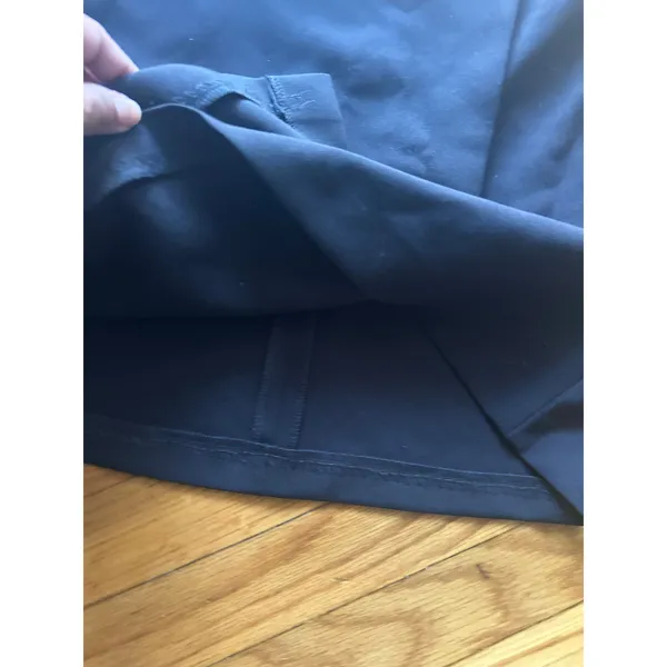 Gianni Bini Black Sleek Chic High-Rise Wrap Skirt Zip Front Size 2 - Image 3