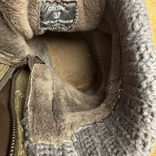 Bos. & Co. Side Zip Boots Women's 37‎ US 7.5 Outdoor Suede Leather Colony - Image 8