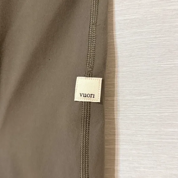 Vuori Daily Jogger Olive Green High Rise Drawstring Pants VW418 XL - Image 4