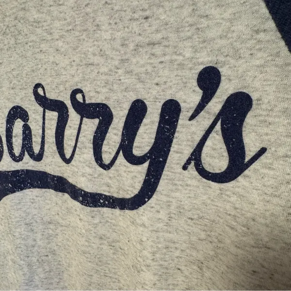 Barry's UWS Raglan Shirt Blue Size M - Image 3