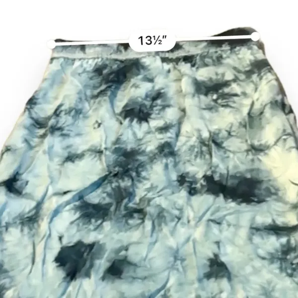 Zara The Batik‎ Blue Tie Dye Pull-On Midi Skirt Sz M - Image 9