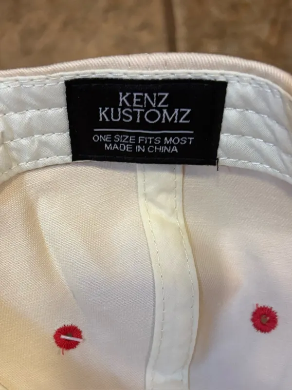 NWT Altar’d State x KenzKustomz Red Vintage Trucker Santa Hat OS - Image 3