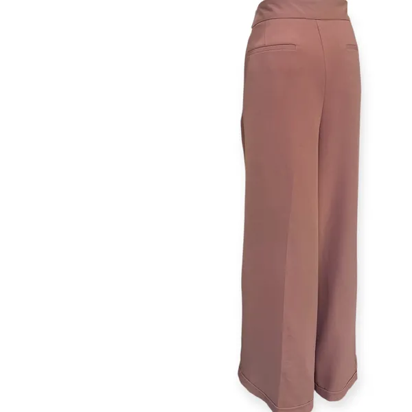 Liz Claiborne Elegant Women's Blush Wide-Leg Pants - Image 4