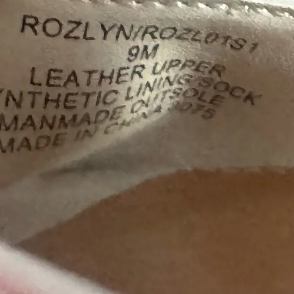NEW Steve Madden Womens Rozlyn ankle strap Sandals Shoes White Leather Size 9 - Image 6