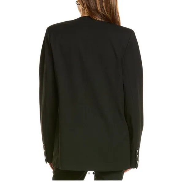 Sophie Rue Black Pauline Oversized Blazer Jacket Medium - Image 2