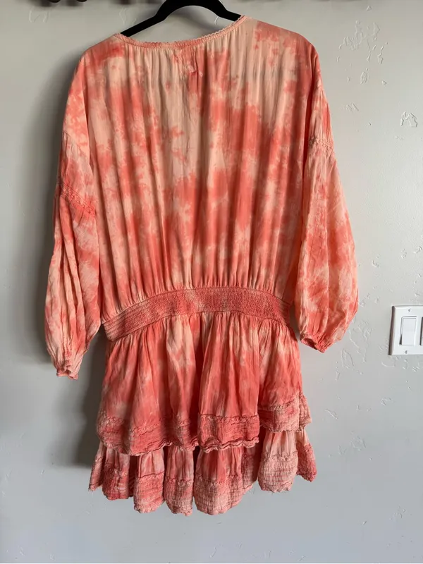 Aerie Rock 'N' Ruffle Tie Dye Mini Layered Dress size XXL - Image 11