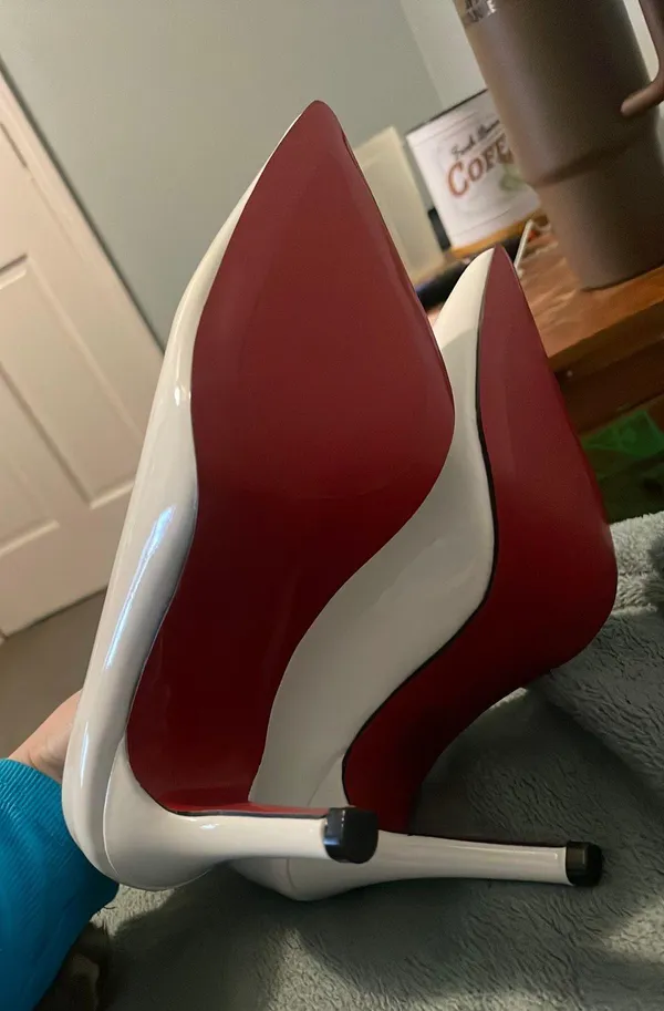 R Rainbow house Red Bottom Heels!! - Image 3