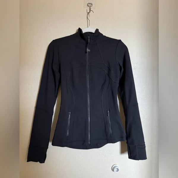 Lululemon Define Jacket Nulu Sz‎ 4 in Black - Image 4