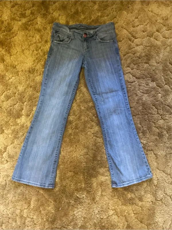 Vanity Y2K Low Rise Bootcut Jeans Light Wash Stretch Denim Flare Jeans - Image 8