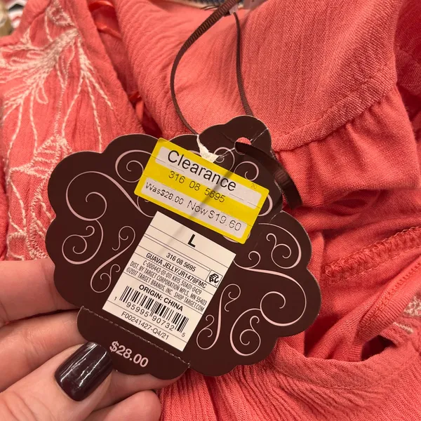 Knox Rose Coral Blouse with Ruffle Sleeves like new - Image 7
