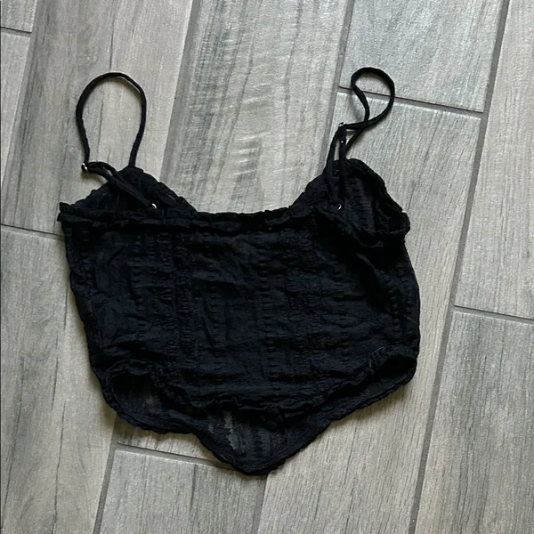 Tiger Mist Black Lace Tank Top - Image 4