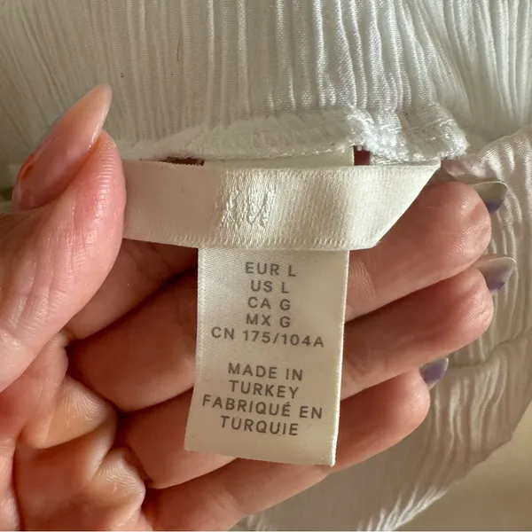 Women's white crop top - Image 7