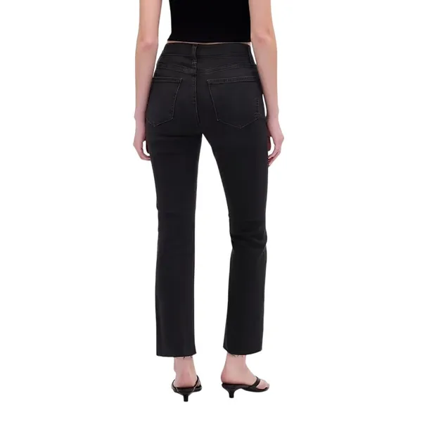 Gap Women's Kick Fit High Rise Jeans Washed Black Size 28/6R - Image 4