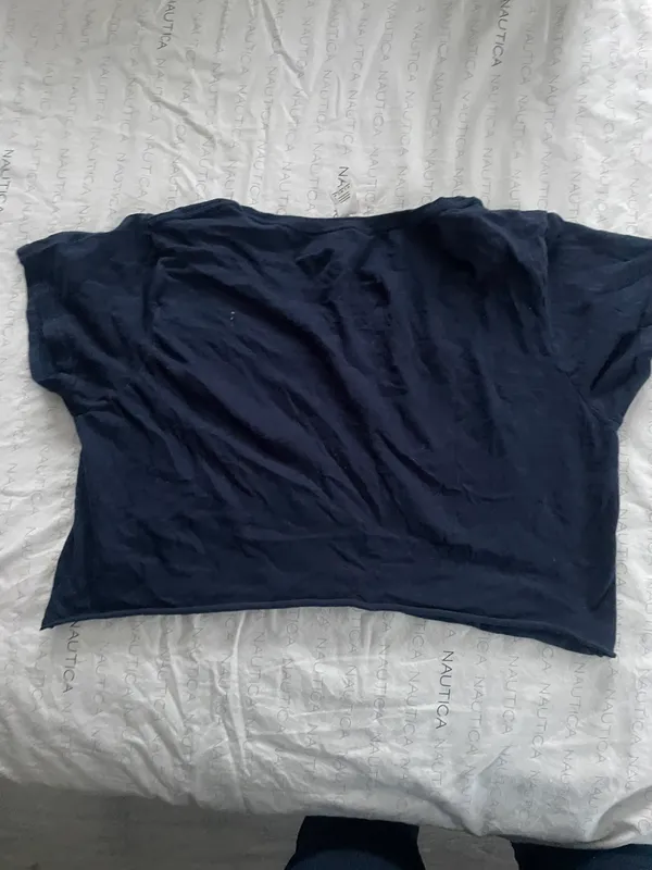 Women Size Medium Cut Off Crop Tee Multiple - Image 3