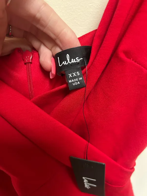 Lulus Red Mini Dress - Image 3