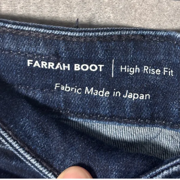 AG Women Farrah Boot Jeans 25 Dark Indigo High Rise Japanese Denim Classic - Image 6