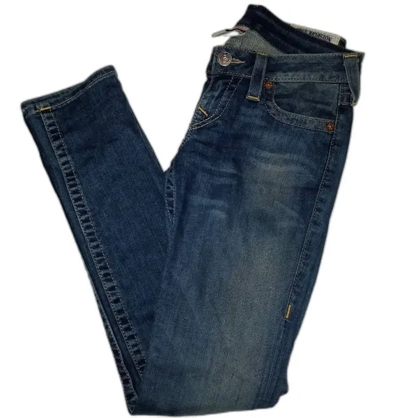 True Religion Womens 25 Skinny Denim‎ Slim Jeans - Image 2
