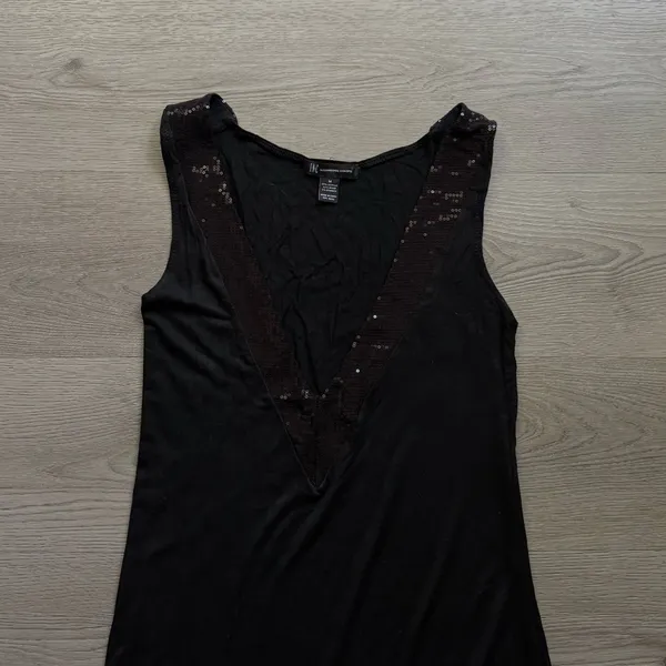 INC International Concepts Sequin V-Neck Dress - Image 3