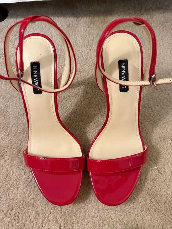 Nine West Red Heels - Image 4