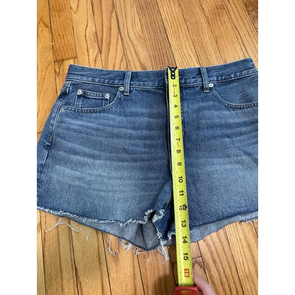 J. Crew Low-rise Frayed Denim Shorts Size 29‎ - Image 6