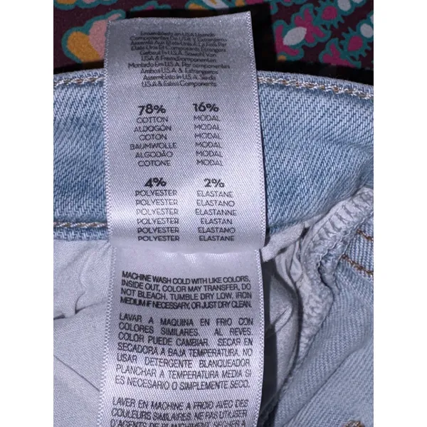 MOTHER The Mid Rise‎ Dazzler Crop Fray Jeans Sun Kissed Light Wash Size 25 - Image 9