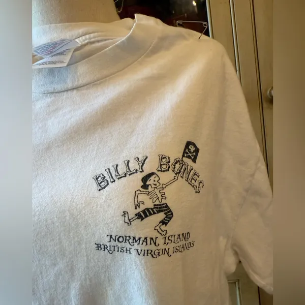 Hanes White Short Sleeve Tee - Image 3