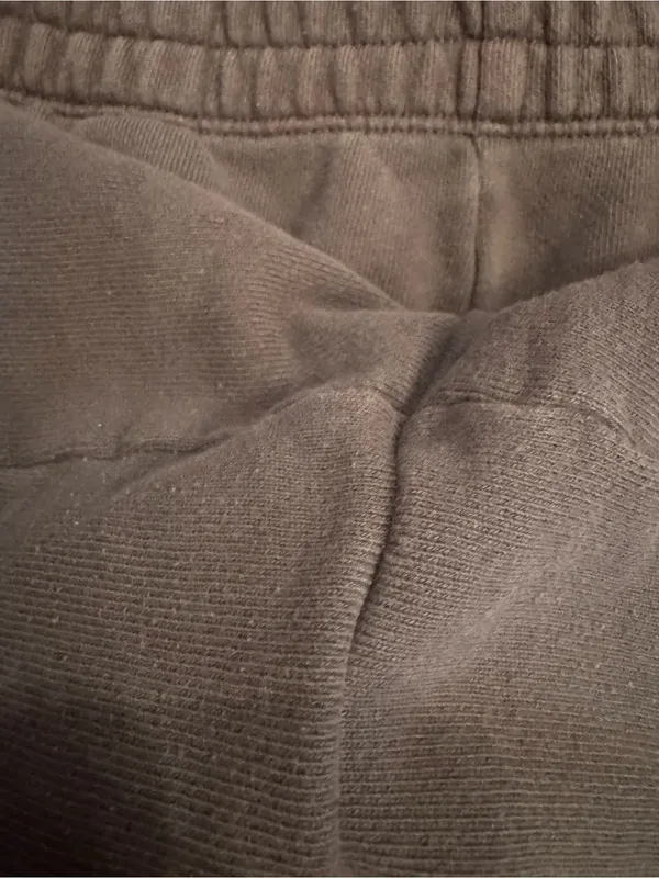 Aerie High-Waisted Raw Hem Sweat Shorts - Charcoal Gray (Size Medium, EUC) - Image 3