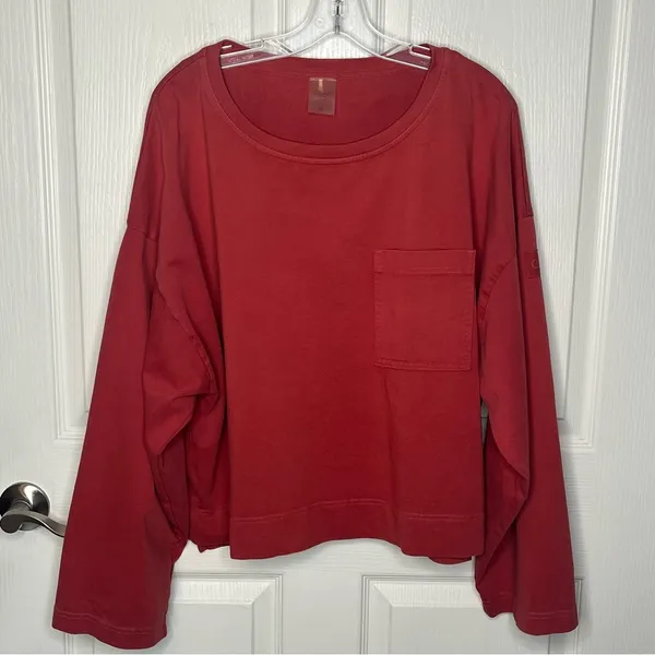 Calia by Carry Underwood Rust Sweatshirt Sz XL Oversized - Image 12