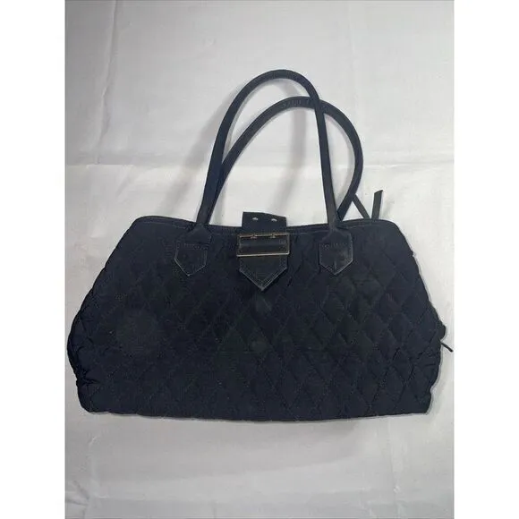 Vera Bradley‎ Quilted Microfiber Buckle Shoulder Satchel Footed Bottom - Image 3