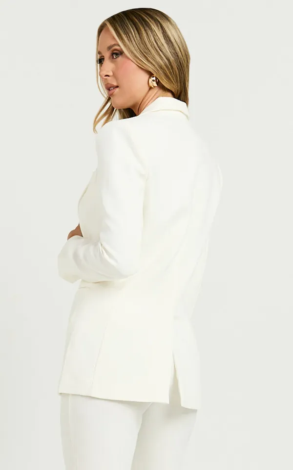 New Showpo Brianna Blazer Single Breasted Tailored Blazer Size Small MSRP $129 - Image 8