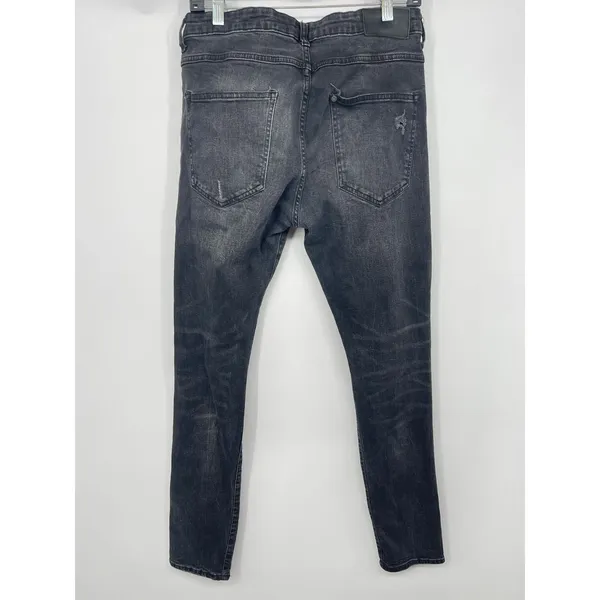 H&M Distressed Denim Jeans‎ - Edgy Chic Style size 34 - Image 4