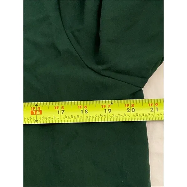 Tuckernuck Pomander Place Carlotta Hunter Green Peplum Top Large Long Sleeves - Image 7