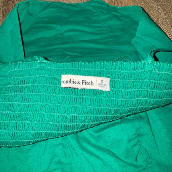 Abercrombie Green Corset Top - Image 4