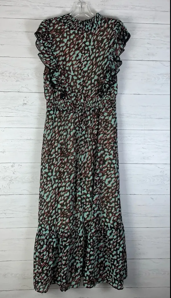 EE:Some maxi dress patterned elastic waist size L - Image 5