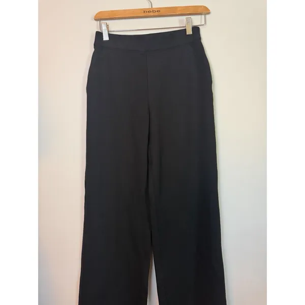 Spanx Wide Leg High Waisted Black Pant Career Dress Pant Stretch Sz XS NEW $158 - Image 4
